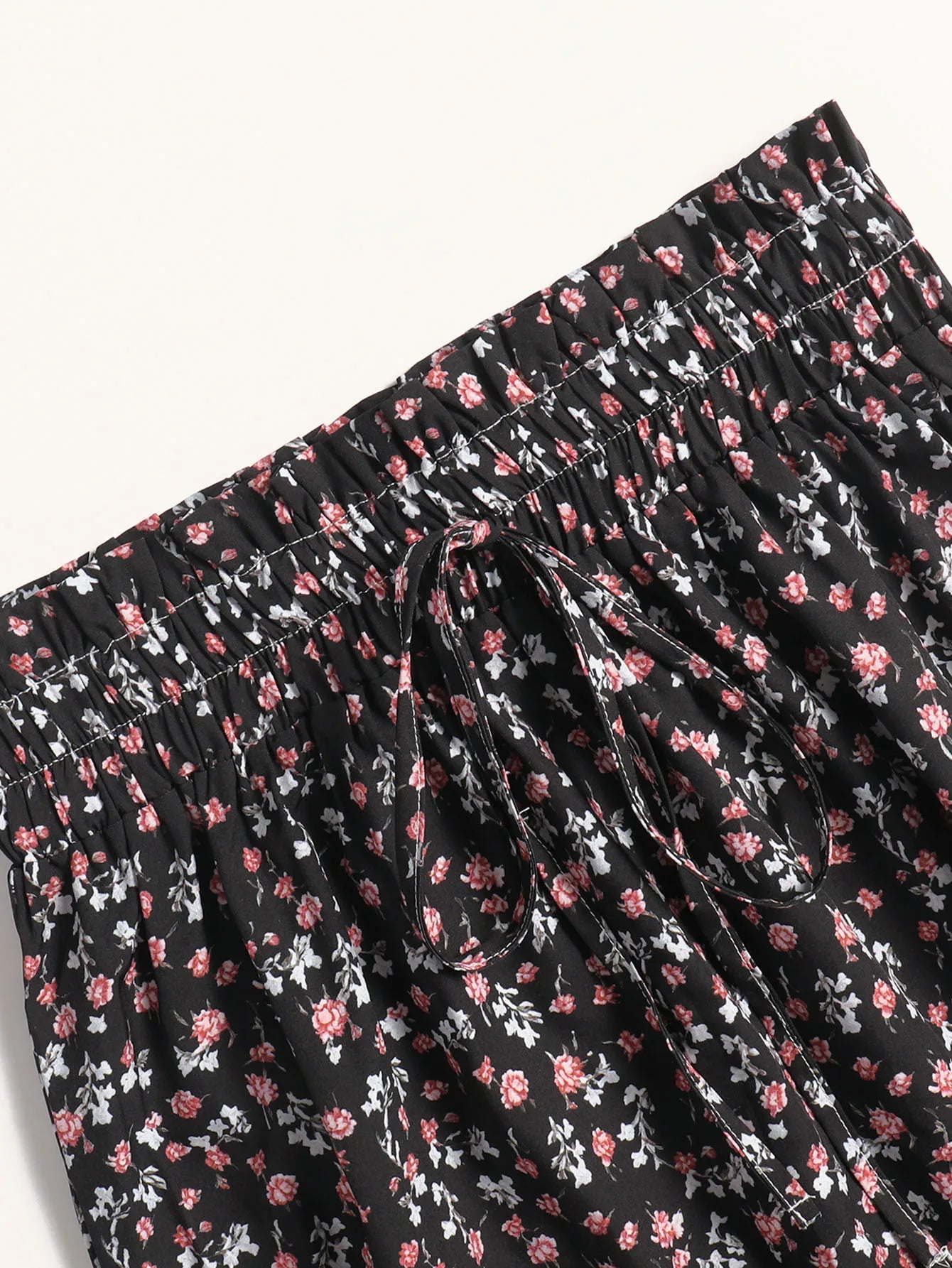 Women's Swing Pleated Floral Print Maxi Skirt Elastic High Waisted A-line Bohemian Midi Long Skirts