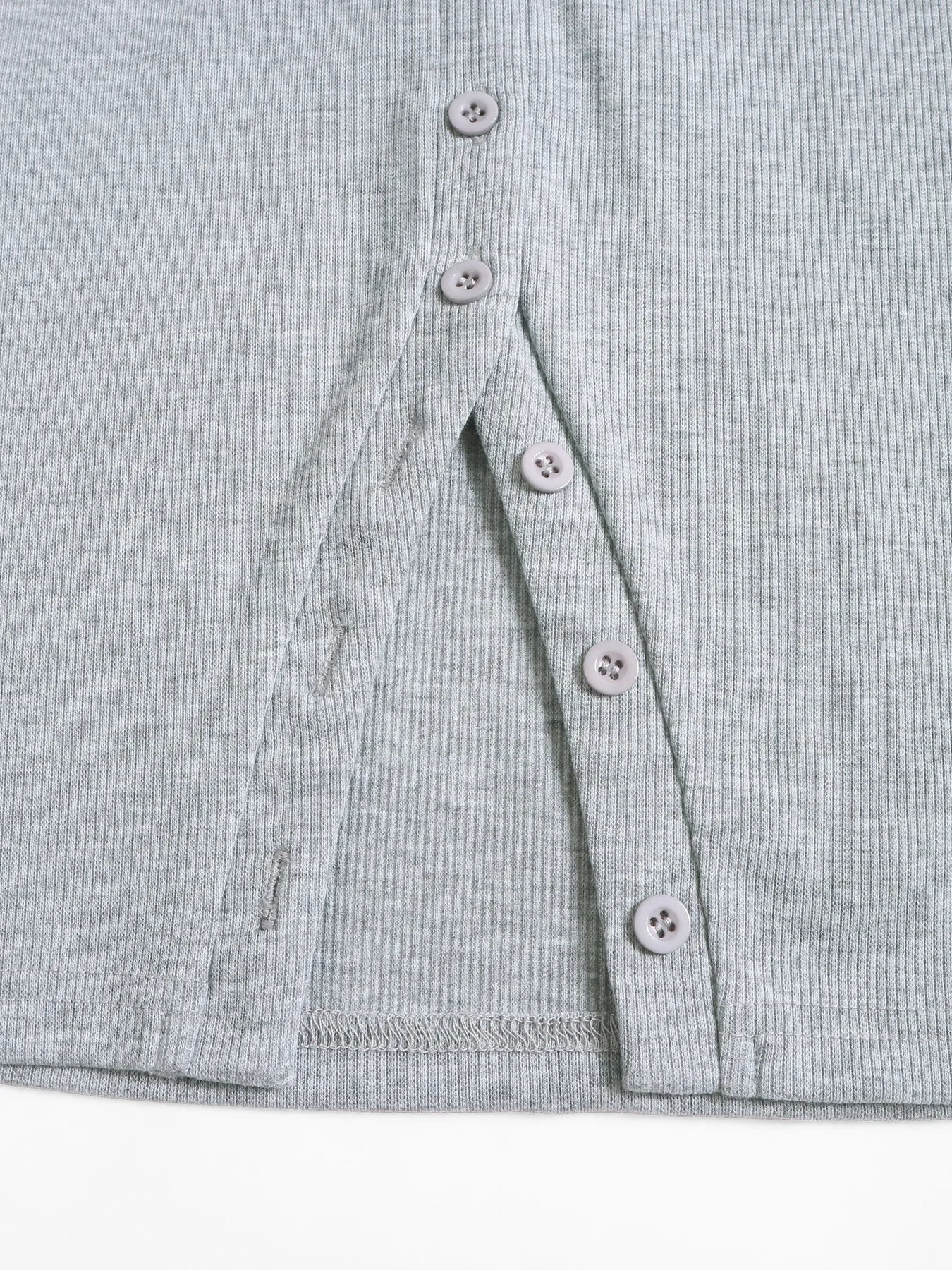 Women's 2 Piece Set Ribbed Long Sleeve T-Shirt & Wide Leg Pants, Casual Fall Winter, Ladies Fashion Clothing