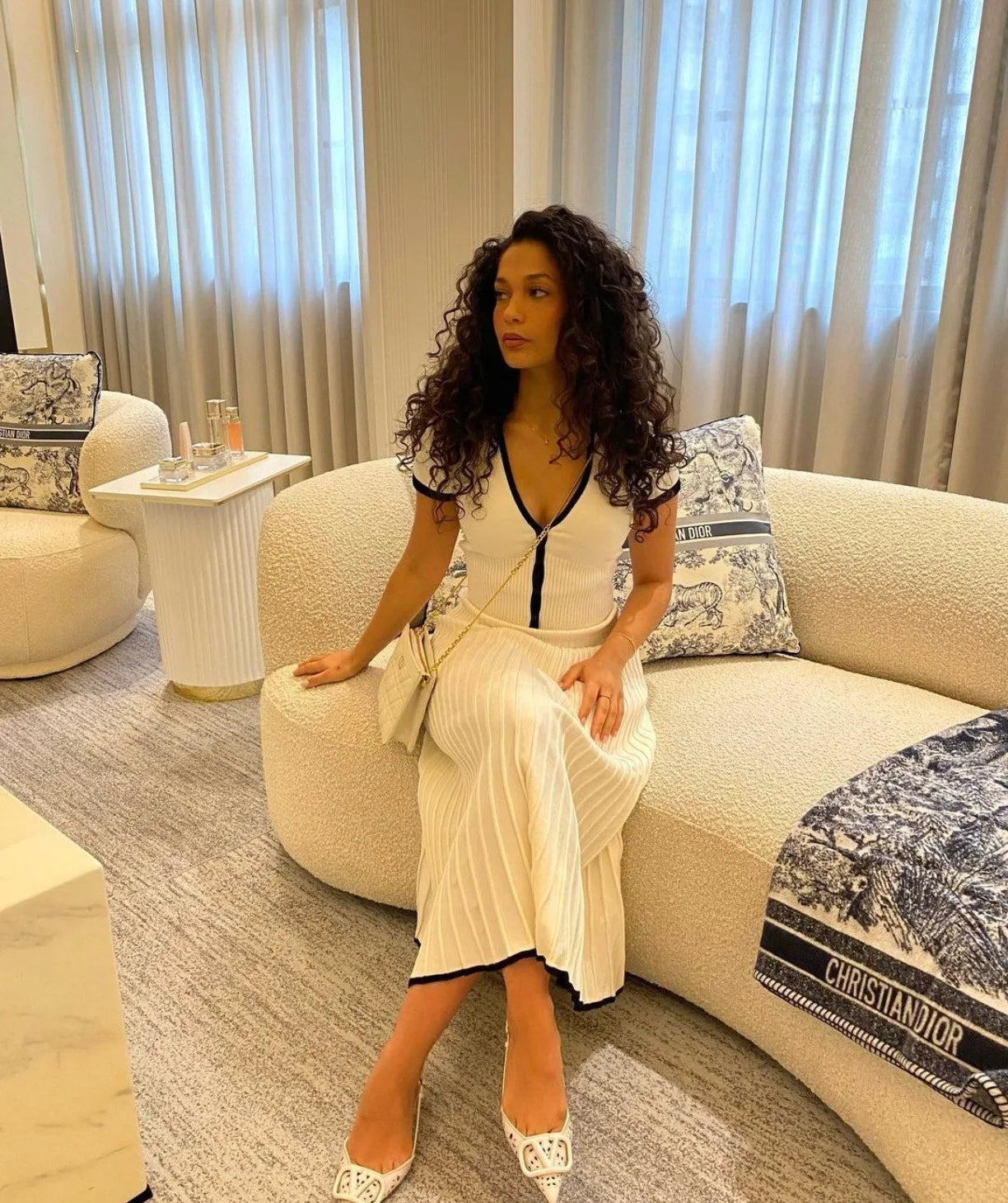 2026 Summer Women White long Skirt Suit Short Sleeve V-neck crop top pleated set elegant dress 2 piece skirt set Plus Size S-3XL