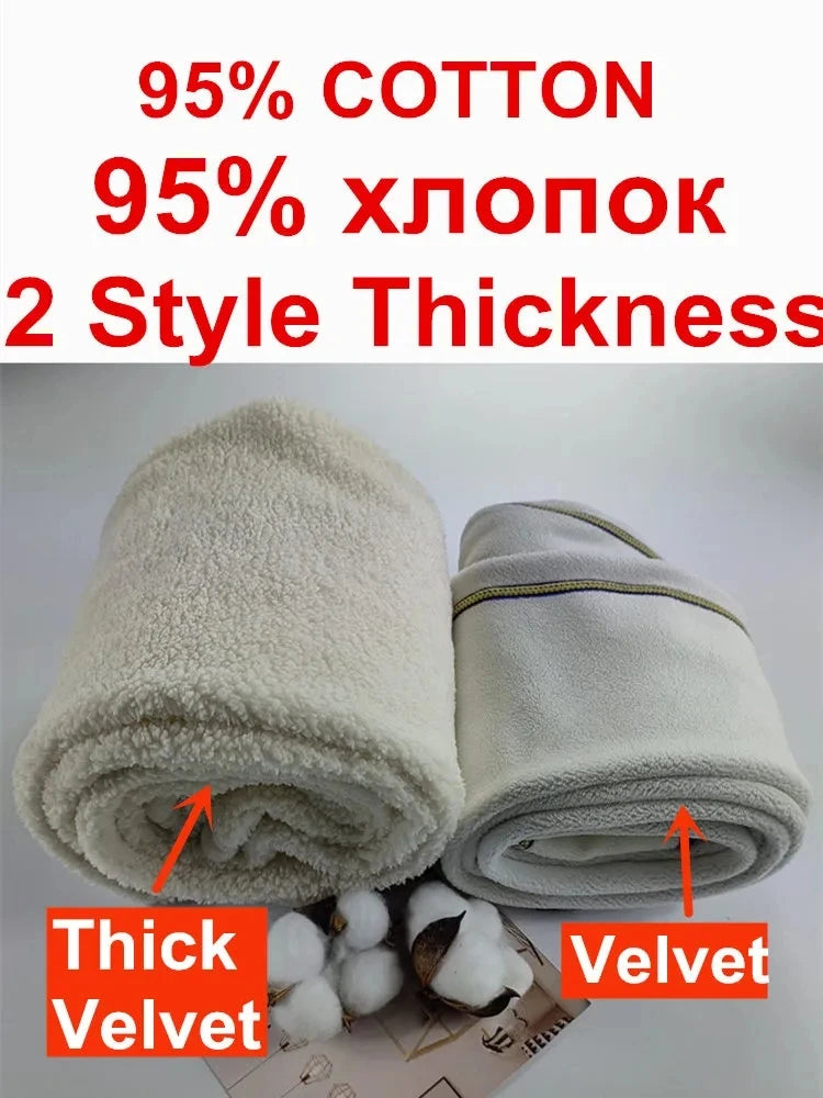 2024 Winter Thermal Leggings Women -15 ℃ Velvet Cotton Slim Tights Fleece Pants Stretch Thick Warm Skinny Leggings For Women